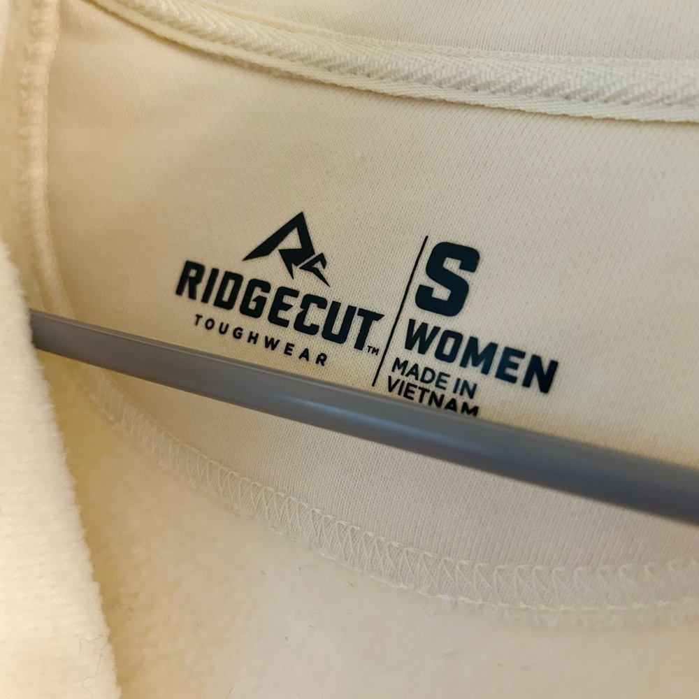 Ridgecut Toughwear Women's Cream Quarter-Zip Pullover NWOT Size Small - Picture 2 of 3